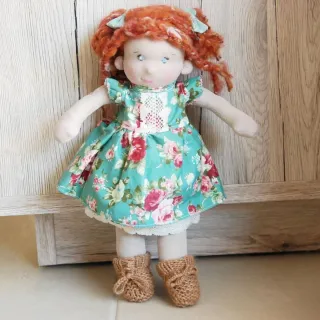 Bambola di pezza fatta a mano, gioco per bambina