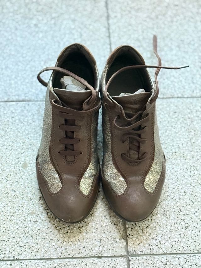 Geox Scarpe Donna Coffee/Gold Tg. 36