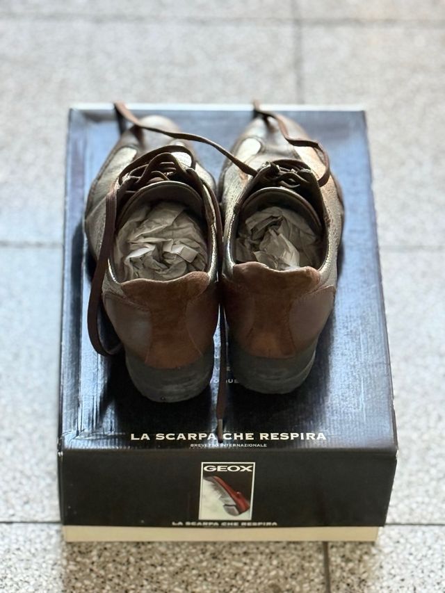 Geox Scarpe Donna Coffee/Gold Tg. 36