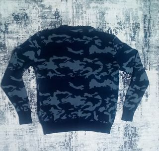 Jersey Guess Camuflaje Azul Oscuro