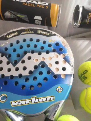 Raqueta Padel Warlon Carbón Ti (Reparada)