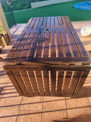 Mesa extensible Äpplarö Ikea madera