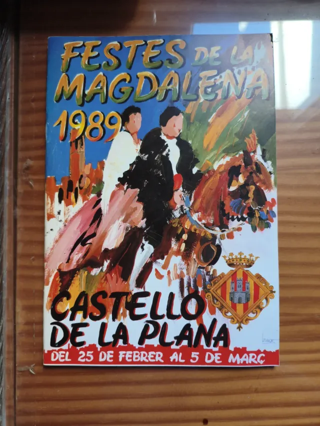 Programa oficial fiestas de la magdalena año 1989