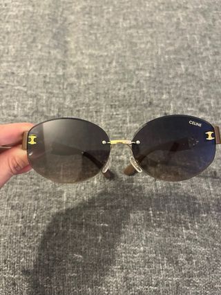 Gafas de sol Celine marrones con lentes degradadas