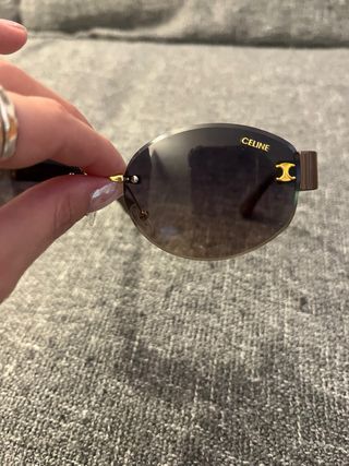 Gafas de sol Celine marrones con lentes degradadas