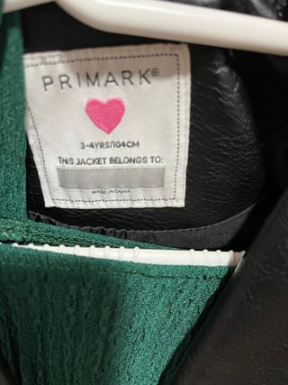 Chaqueta y Vestido Infantil Primark