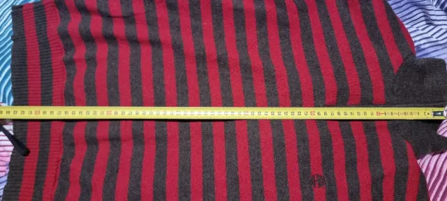 Maglia uomo Timberland lana righe rosse/grigie