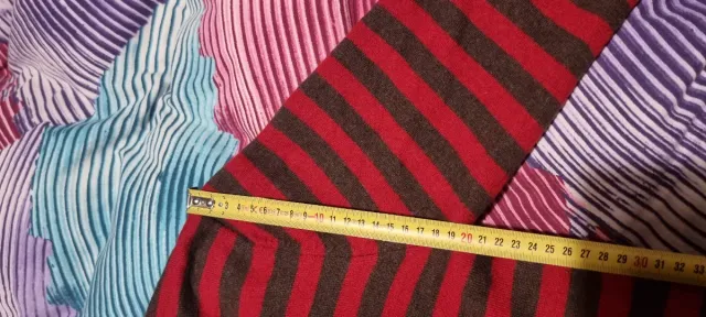 Maglia uomo Timberland lana righe rosse/grigie