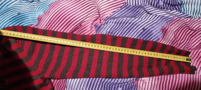 Maglia uomo Timberland lana righe rosse/grigie