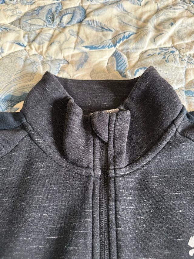 Puma Italia felpa zip grigia L