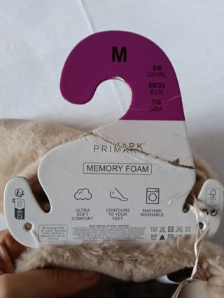 Pantofole invernali beige