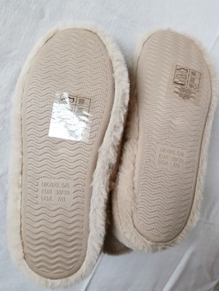 Pantofole invernali beige