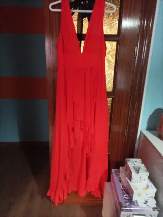 Vestido fiesta rojo
