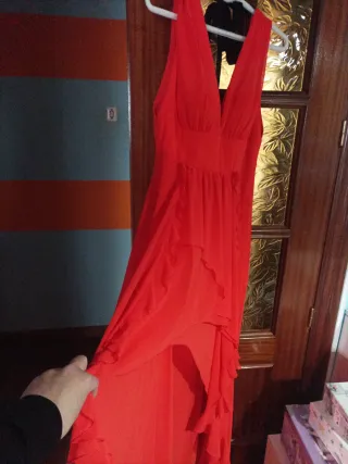 Vestido fiesta rojo