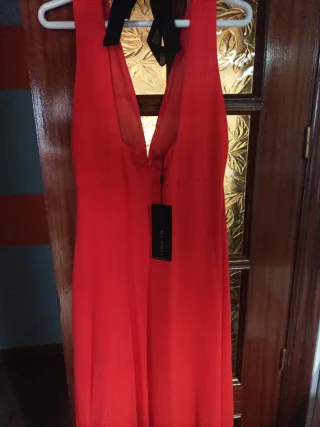 Vestido fiesta rojo