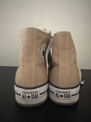 Converse Beige Plataforma