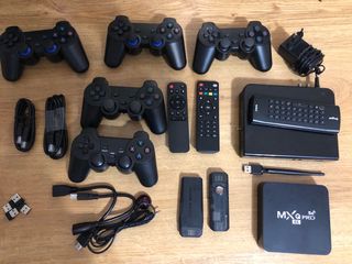 Lote Electrónica: Mandos, TV Box, Cables