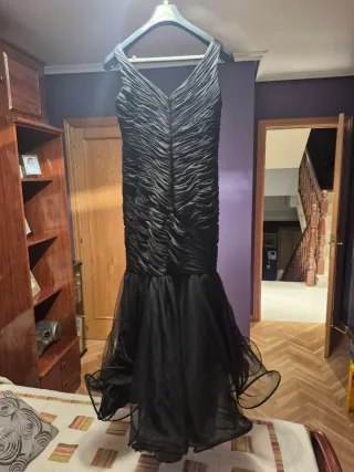 Vestido de fiesta negro talla M