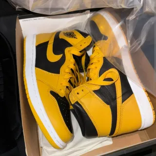 Nike Air Jordan 1 Negro Amarillo