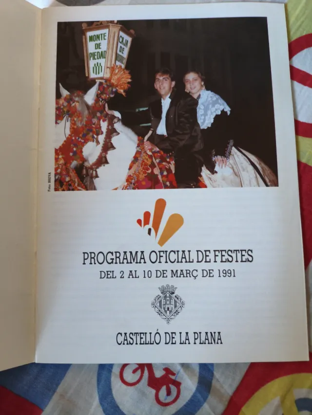 Programa Fiestas Magdalena 1991