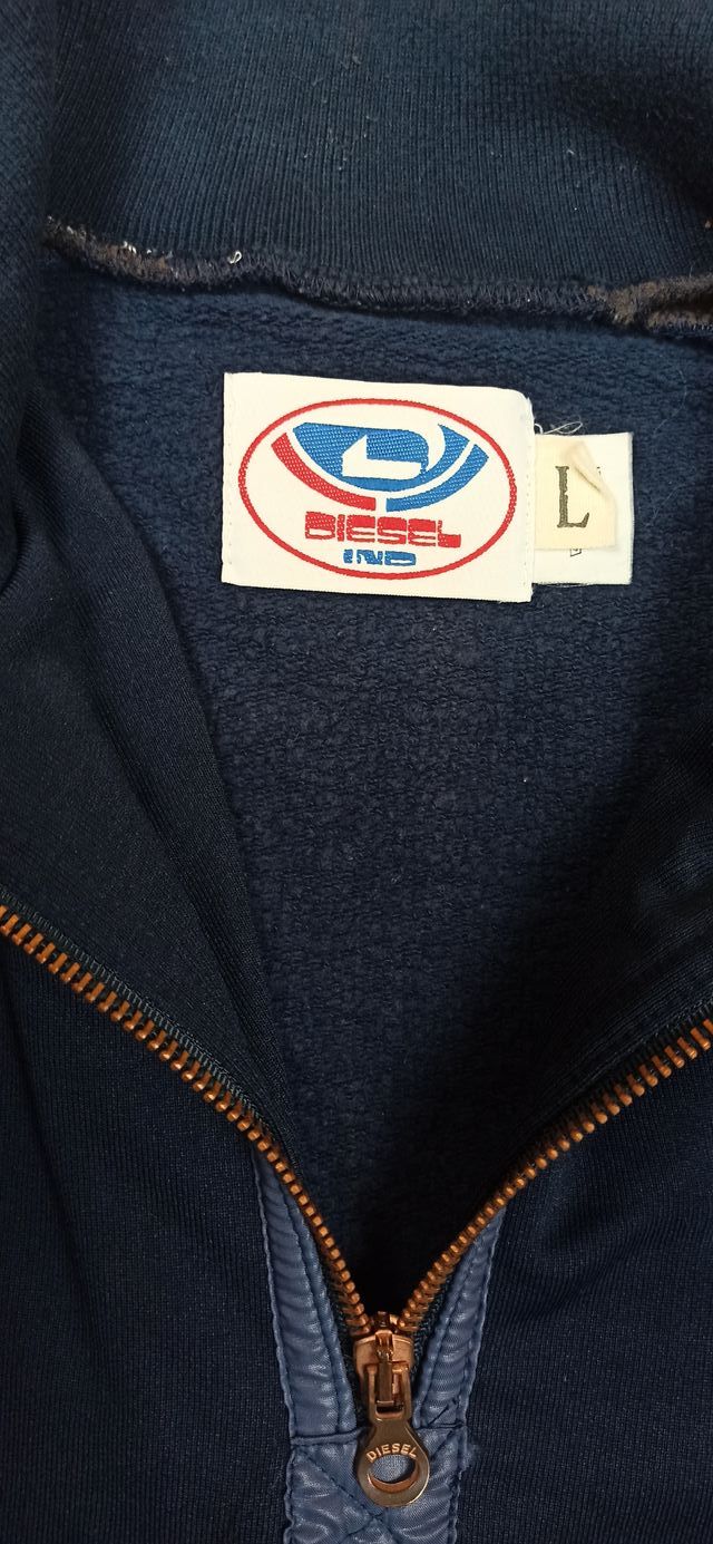 Jersey Vintage Hombre Diesel Azul/Marrón