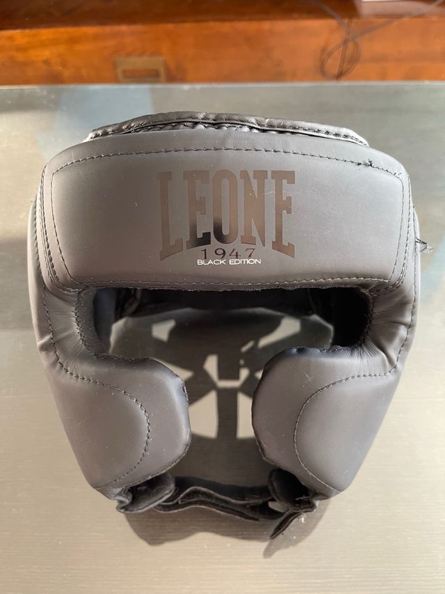 Casco Boxeo Leone 1947 Black Edition CS435.