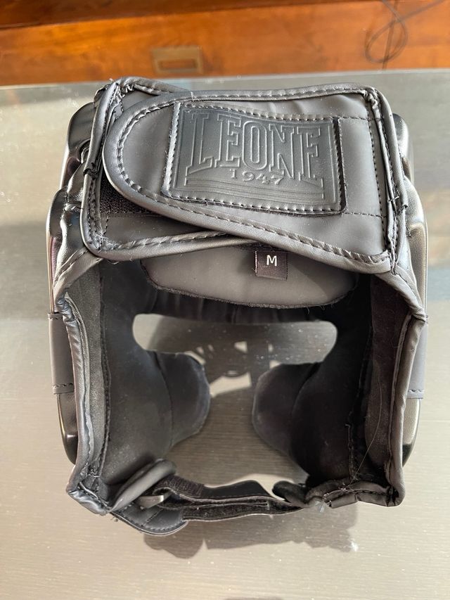 Casco Boxeo Leone 1947 Black Edition CS435.