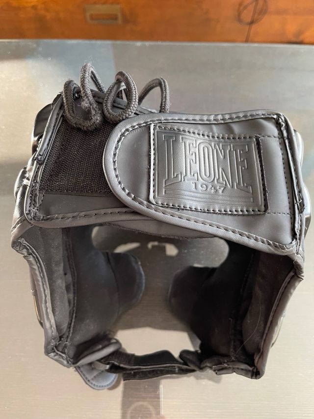 Casco Boxeo Leone 1947 Black Edition CS435.