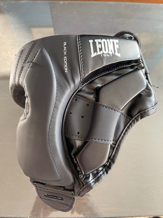 Casco Boxeo Leone 1947 Black Edition CS435.