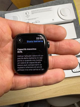 Apple Watch 7 45mm Nero/Verde