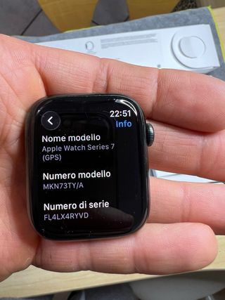 Apple Watch 7 45mm Nero/Verde