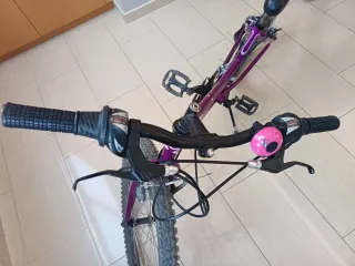 Bicicleta 24' Morada Juvenil Mitical