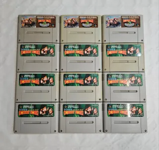 Lote 12 Juegos Super Donkey Kong SFC
