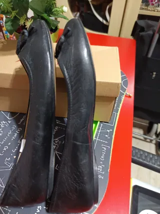 Scarpe piane Zara da donna nere taglia 38