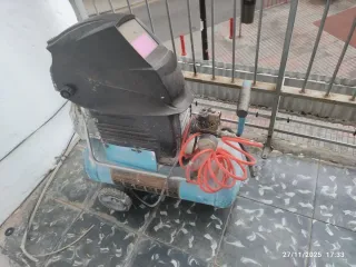 Compresor de aire azul