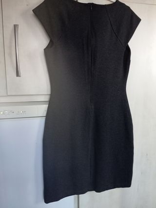 Vestido Mango gris talla S