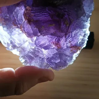 Fluorite Viola Grezzo Minerale