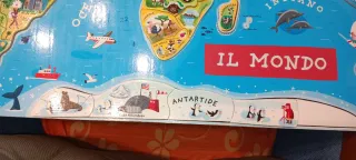 Mappa del mondo Janod illustrata