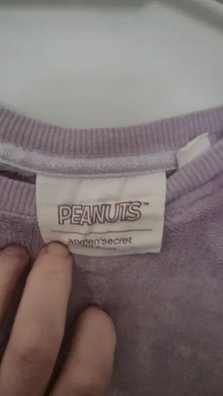 Pijama Snoopy Microfibra Morado