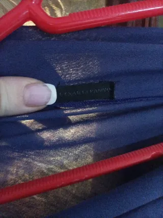 Vestido largo azul fiesta