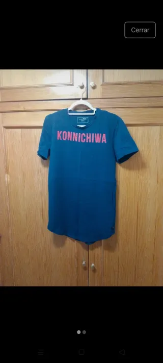 Camiseta Konichiwa Azul