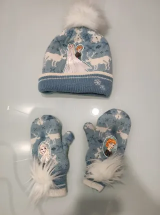 Gorro y guantes Frozen Disney