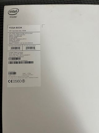 Lenovo Yoga Book Tablet Nero