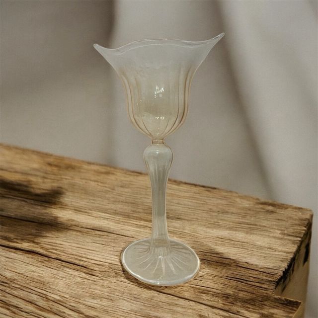 Calice in vetro di Murano ( forma Tulipano)