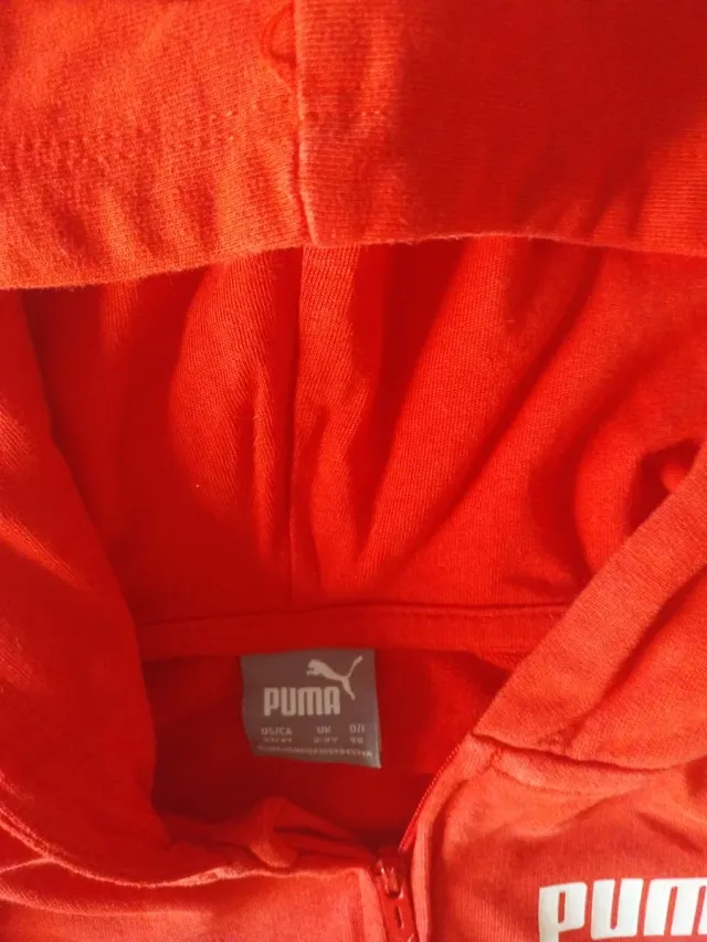 Mono Puma con capucha rojo 2-3 años