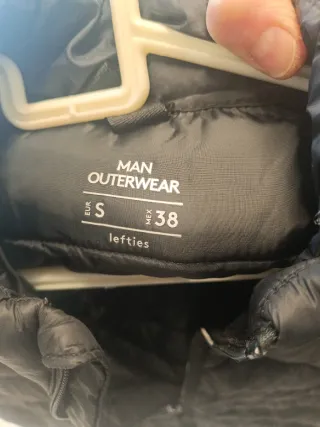 Chaleco negro talla S