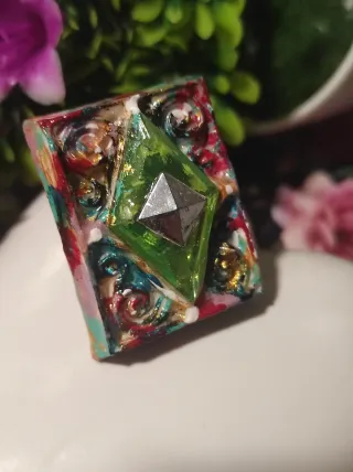 Anillo Vintage Grande Multicolor