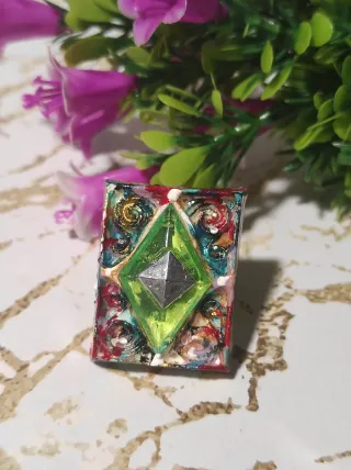 Anillo Vintage Grande Multicolor