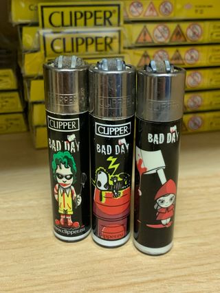 Clipper Bad Day - Confezione da tre accendini
