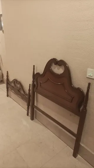 Cabecero y piecero cama 90 cm